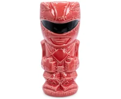 Geeki Tikis Power Rangers Red Ranger Ceramic Mug | Holds 16 Ounces