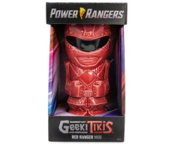 Geeki Tikis Power Rangers Red Ranger Ceramic Mug | Holds 16 Ounces