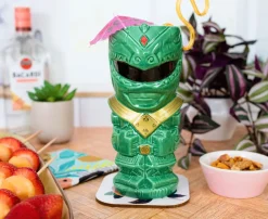 Geeki Tikis Power Rangers Green Ranger Ceramic Mug | Holds 16 Ounces