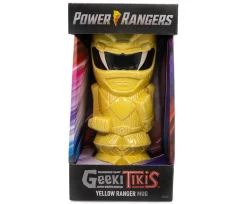 Geeki Tikis Power Rangers Yellow Ranger Ceramic Mug | Holds 15 Ounces