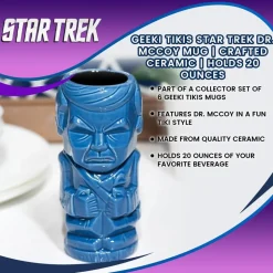 Geeki Tikis Star Trek Dr. McCoy Mug | Crafted Ceramic | Holds 20 Ounces