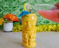 Geeki Tikis Star Trek: TOS Captain Kirk Ceramic Mug | Holds 16 Ounces