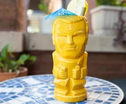 Geeki Tikis Star Trek: TOS Captain Kirk Ceramic Mug | Holds 16 Ounces