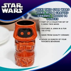 Geeki Tikis Star Wars Jawa Mug | Crafted Ceramic | Holds 14 Ounces