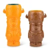 Geeki Tikis The Flintstones Mug Set | Fred & Barney Tiki Mugs | Holds 28 Ounces