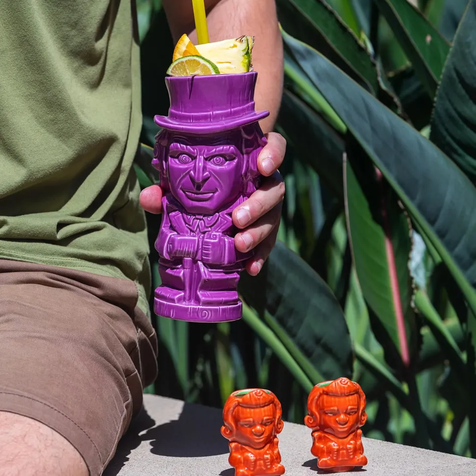 Geeki Tikis Willy Wonka And The Chocolate Factory Mug Set | Ceramic Tiki Cups