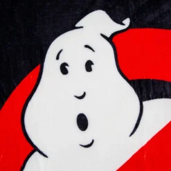 Ghostbusters Logo Raschel Throw Blanket | 45 x 60 Inches