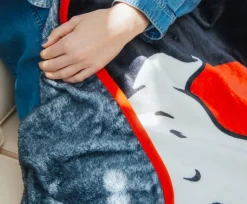 Ghostbusters Logo Raschel Throw Blanket | 45 x 60 Inches