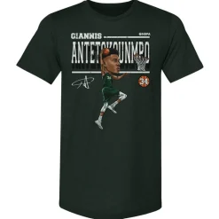 Giannis Antetokounmpo Cartoon WHT