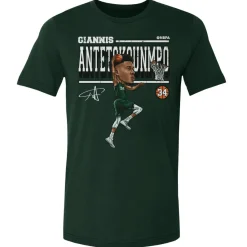 Giannis Antetokounmpo Cartoon WHT
