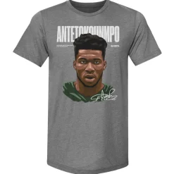 Giannis Antetokounmpo Game Face WHT