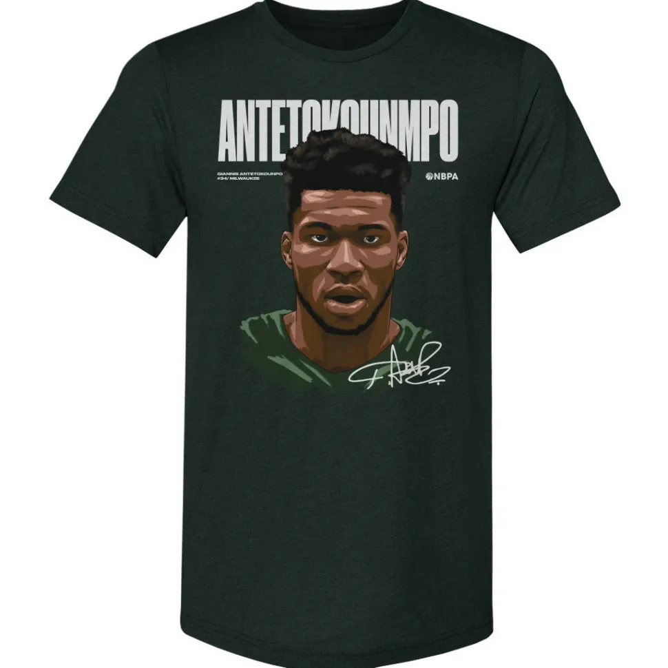 Giannis Antetokounmpo Game Face WHT
