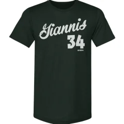 Giannis Antetokounmpo Milwaukee Script WHT