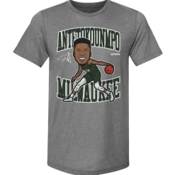 Giannis Antetokounmpo Milwaukee Toon WHT