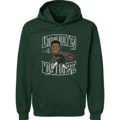 Giannis Antetokounmpo Milwaukee Toon WHT