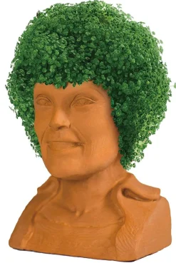 Golden Girls Chia Pet Blanche Decorative Pottery Planter