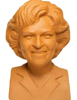 Golden Girls Chia Pet Rose Decorative Pottery Planter
