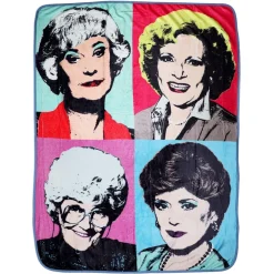 Golden Girls Warhol Fleece Blanket Comforter | 45"x60"