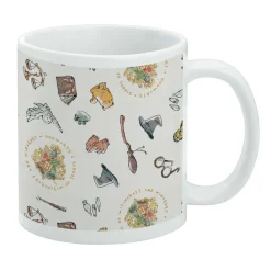 Harry Potter - Magical Items Watercolor Pattern Mug