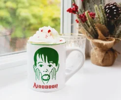 Home Alone Kevin Face Merry Christmas Ceramic Mug | Holds 14 Ounces