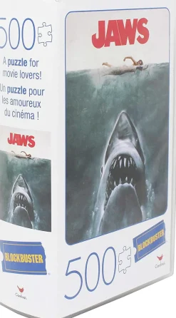 JAWS 500 Piece Jigsaw Puzzle in Plastic VHS Video Case
