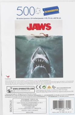 JAWS 500 Piece Jigsaw Puzzle in Plastic VHS Video Case