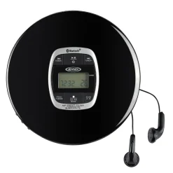 Jensen Personal Bluetooth CD Player with Digital FM Radio and Bass Boost