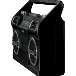 Jensen Portable AM/FM Radio with Cassette Player/Recorder and Built-in Speakers