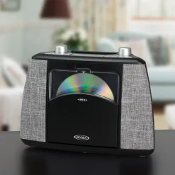Jensen Portable Bluetooth CD Music System (Black)