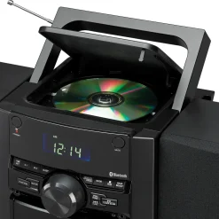 Jensen Portable Stereo Bluetooth CD Music System with Cassette and Digital AM/FM Radio
