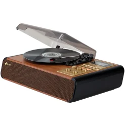 Jensen 3-Speed Stereo Turntable with Cassette Player/Recorder and AM/FM Stereo Radio