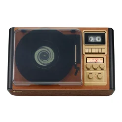 Jensen 3-Speed Stereo Turntable with Cassette Player/Recorder and AM/FM Stereo Radio