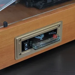 Jensen 3-Speed Stereo Turntable with Stereo Speakers and Dual Bluetooth Transmit/Receive