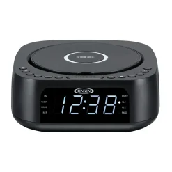 Jensen Stereo CD Player with FM Digital Dual Alarm Clock Radio