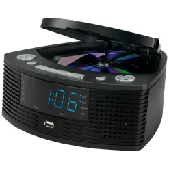 Jensen Stereo CD Player with AM/FM Digital Dual Alarm Clock