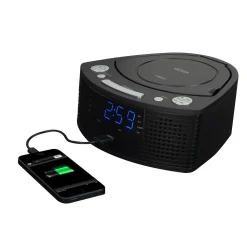 Jensen Stereo CD Player with AM/FM Digital Dual Alarm Clock