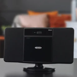 Jensen Wall-Mountable Bluetooth Music System with MP3 CD Player, Digital AM/FM Stereo Radio and Remote