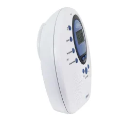 Jensen Water Resistant Digital AM/FM Bluetooth Shower Clock Radio with Digital Tuning