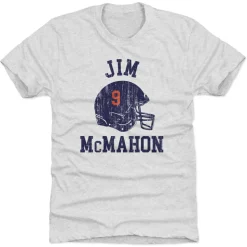 Jim McMahon Chicago Helmet Font