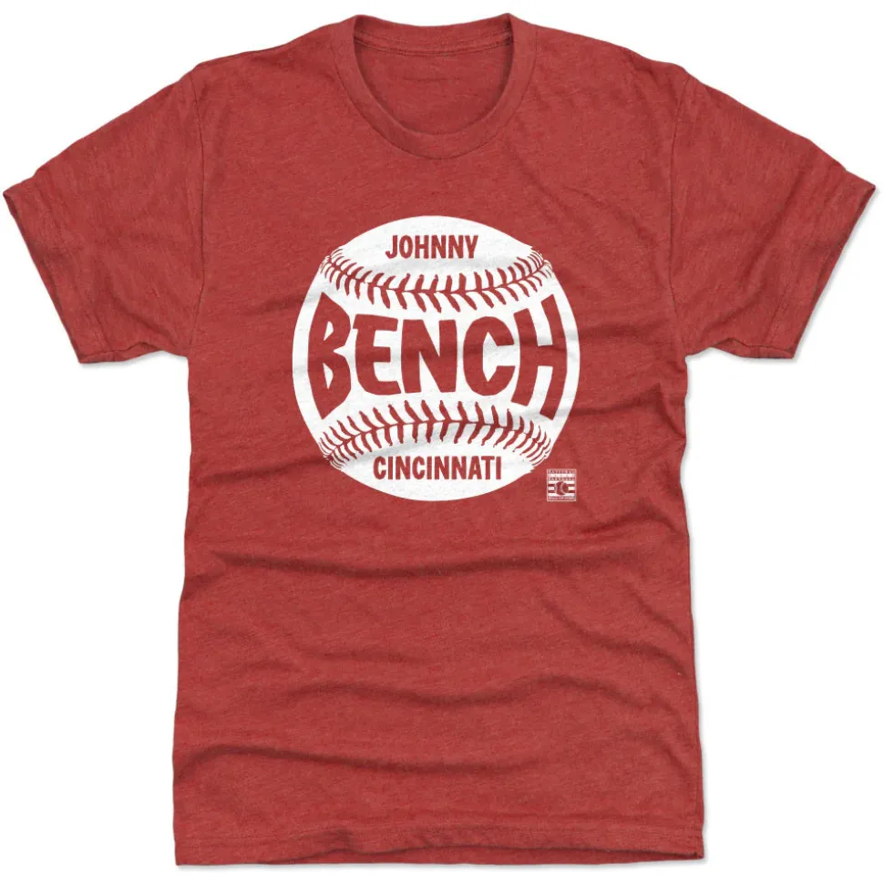 Johnny Bench Cincinnati Baseball WHT
