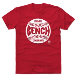 Johnny Bench Cincinnati Baseball WHT
