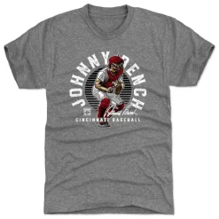 Johnny Bench Emblem K WHT