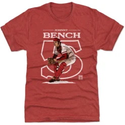 Johnny Bench Outline W WHT