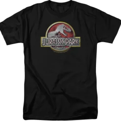 Jurassic Park - Metal & Gold Logo