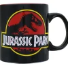 Jurassic Park Logo Black Ceramic Mug | Holds 20 Ounces