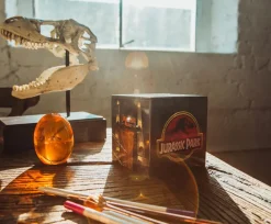 Jurassic Park Tin Storage Box Cube Organizer With Lid | 4 Inches