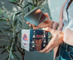 Jurassic Park Tin Storage Box Cube Organizer With Lid | 4 Inches