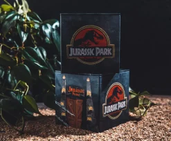 Jurassic Park Tin Storage Box Cube Organizer With Lid | 4 Inches