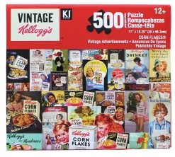 Kellogg's Vintage Corn Flakes 500 Piece Jigsaw Puzzle