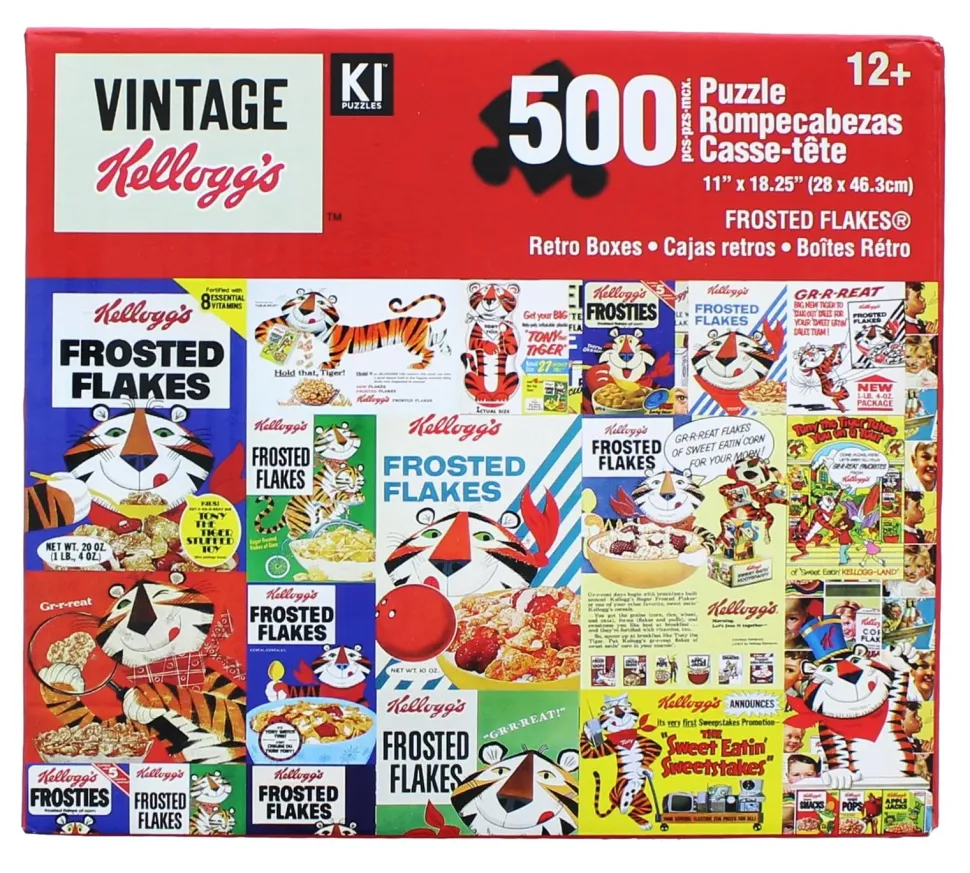 Kellogg's Vintage Frosted Flakes 500 Piece Jigsaw Puzzle